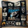 The Best Fishing Dad Ever Quilt Th695  Quilt